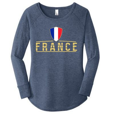 France Football France Soccer Jersey French Women's Perfect Tri Tunic Long Sleeve Shirt