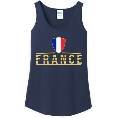 France Football France Soccer Jersey French Ladies Essential Tank