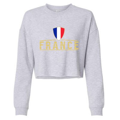 France Football France Soccer Jersey French Cropped Pullover Crew