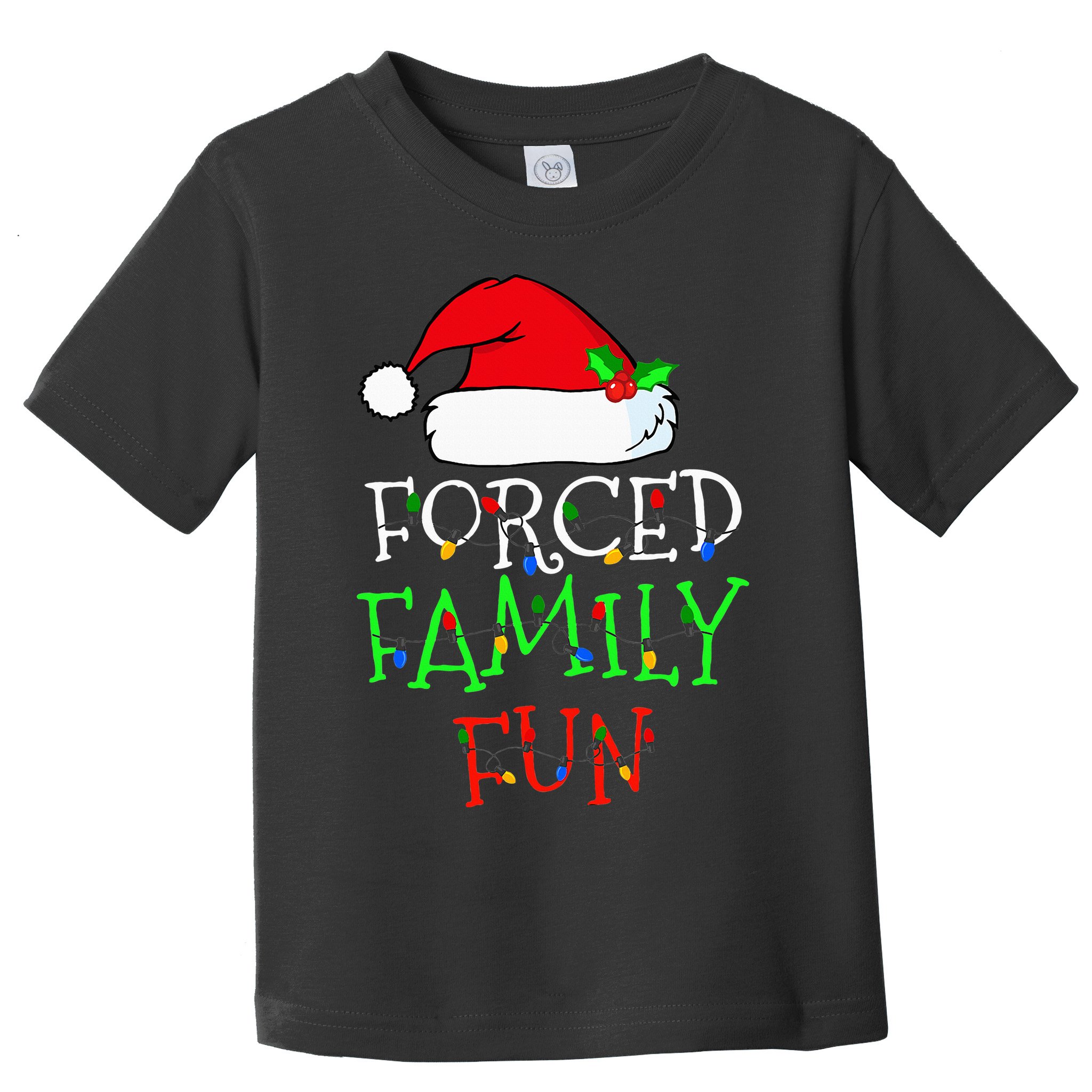 Forced Family Fun Sarcastic Christmas Pajama Family Funny Toddler T-Shirt