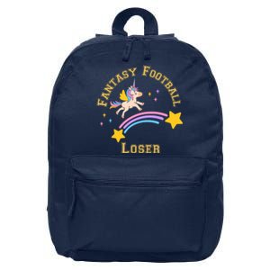 Funny Fantasy Football Punishment Loser 16 in Basic Backpack