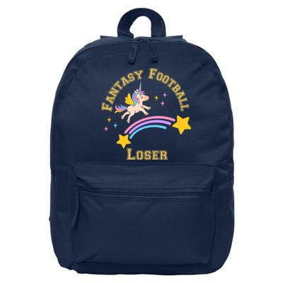 Funny Fantasy Football Punishment Loser 16 in Basic Backpack