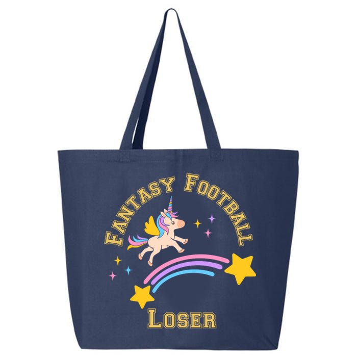 Funny Fantasy Football Punishment Loser 25L Jumbo Tote