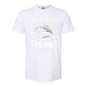 Funny Fishing Fisherman School Is Important But Fishing Softstyle CVC T-Shirt