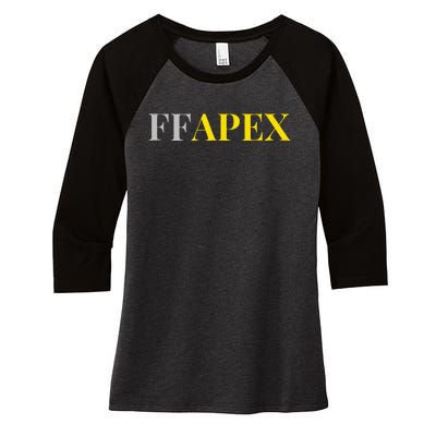 Ffapex Women's Tri-Blend 3/4-Sleeve Raglan Shirt