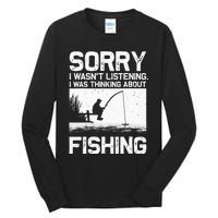 Funny Fishing For  Trout Bass Fisherman Vacation Tall Long Sleeve T-Shirt