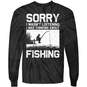 Funny Fishing For  Trout Bass Fisherman Vacation Tie-Dye Long Sleeve Shirt