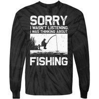 Funny Fishing For  Trout Bass Fisherman Vacation Tie-Dye Long Sleeve Shirt