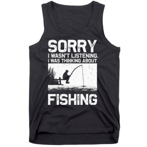 Funny Fishing For  Trout Bass Fisherman Vacation Tank Top