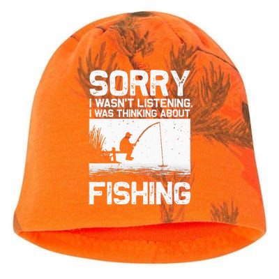 Funny Fishing For  Trout Bass Fisherman Vacation Kati - Camo Knit Beanie