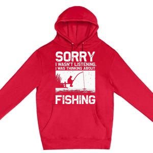 Funny Fishing For  Trout Bass Fisherman Vacation Premium Pullover Hoodie