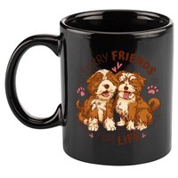 Furry Friends For Life 11oz C Handle Ceramic Mug
