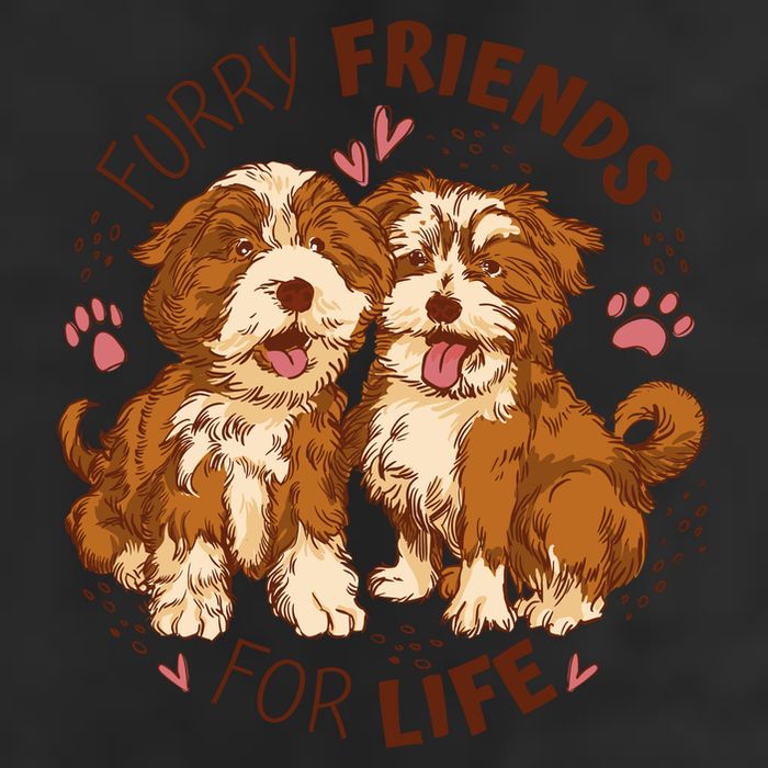 Furry Friends For Life 11oz C Handle Ceramic Mug