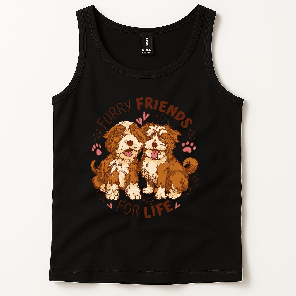 Furry Friends For Life Tank Top