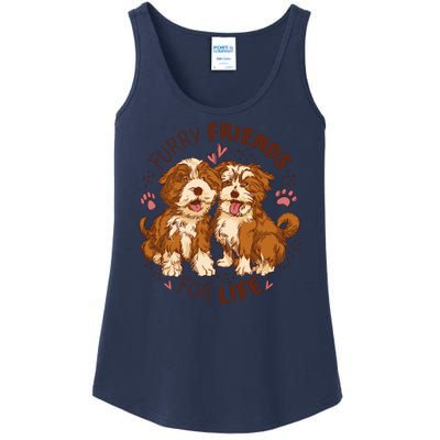 Furry Friends For Life Ladies Essential Tank