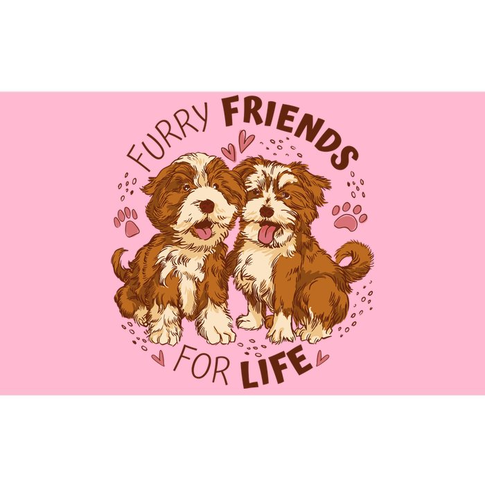 Furry Friends For Life Bumper Sticker