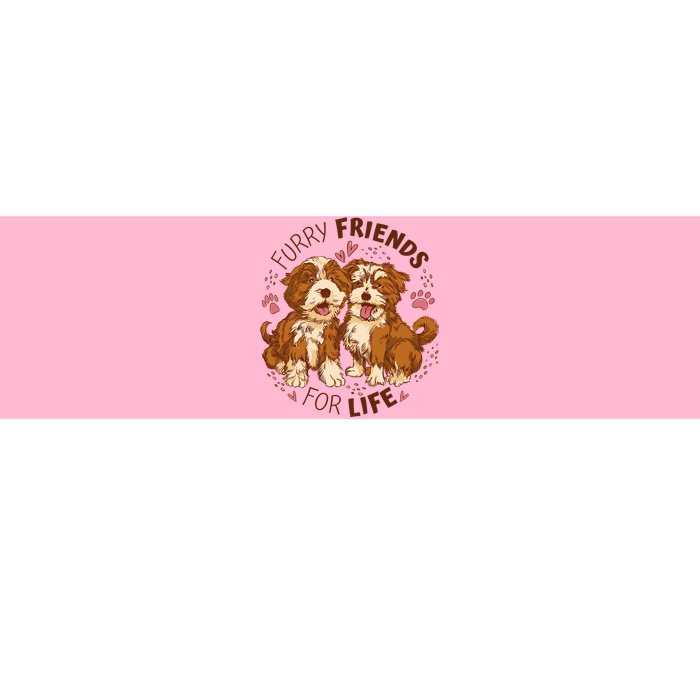 Furry Friends For Life Bumper Sticker