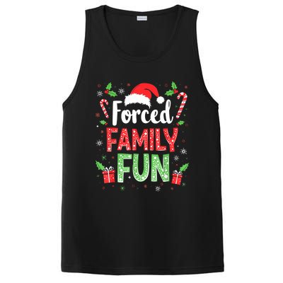 Forced Family Fun Sarcastic Christmas Funny PosiCharge Competitor Tank