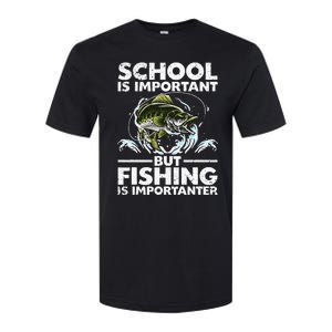 Funny Fishing For Fish Saying Bass Fisherman Softstyle CVC T-Shirt