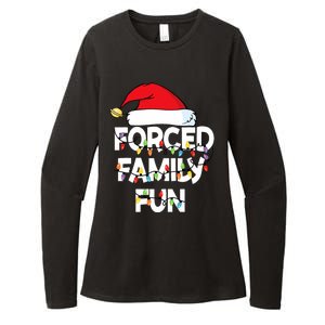 Forced Family Fun Christmas Pajamas Womens CVC Long Sleeve Shirt