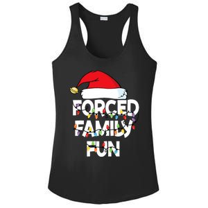 Forced Family Fun Christmas Pajamas Ladies PosiCharge Competitor Racerback Tank