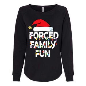 Forced Family Fun Christmas Pajamas Womens California Wash Sweatshirt