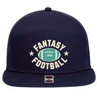 Funny Fantasy Football Last Place Loser 7 Panel Mesh Trucker Snapback Hat