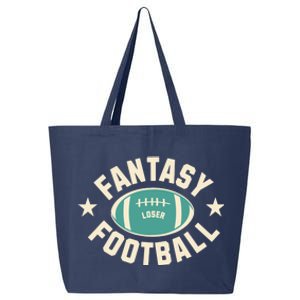 Funny Fantasy Football Last Place Loser 25L Jumbo Tote