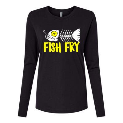 Fish Fry Womens Cotton Relaxed Long Sleeve T-Shirt