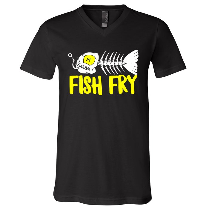 Fish Fry V-Neck T-Shirt