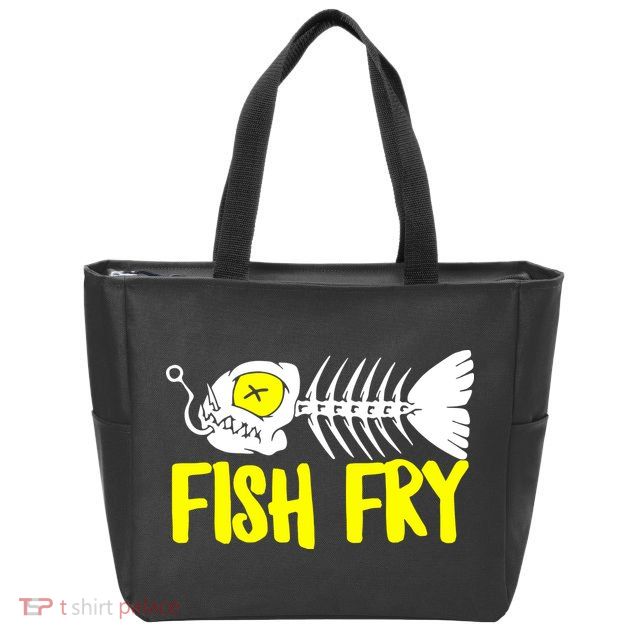 Fish Fry Zip Tote Bag