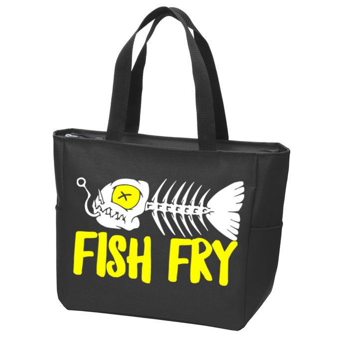 Fish Fry Zip Tote Bag