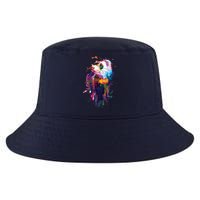 Ferret Face Graphics Hand Drawn Splash Art Ferret Pet Lover Cool Comfort Performance Bucket Hat