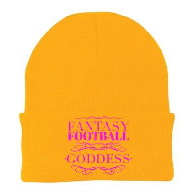 Fantasy Football Goddess Gift Funny Winner Loser Quote Saying Gift Knit Cap Winter Beanie