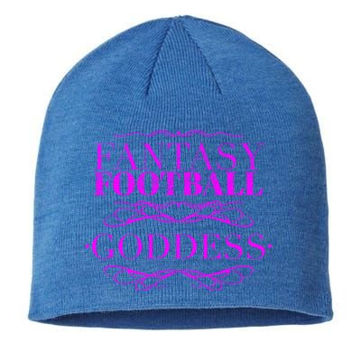 Fantasy Football Goddess Gift Funny Winner Loser Quote Saying Gift Sustainable Beanie