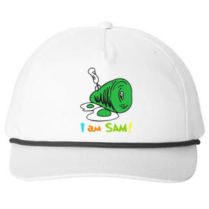 Funny Fried Green Ham And Eggs Days I Am Sam Snapback Five-Panel Rope Hat