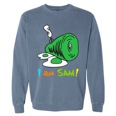 Funny Fried Green Ham And Eggs Days I Am Sam Garment-Dyed Sweatshirt