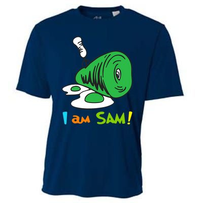 Funny Fried Green Ham And Eggs Days I Am Sam Cooling Performance Crew T-Shirt