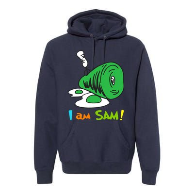 Funny Fried Green Ham And Eggs Days I Am Sam Premium Hoodie