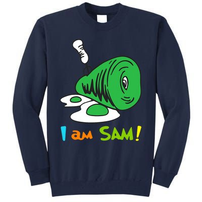 Funny Fried Green Ham And Eggs Days I Am Sam Tall Sweatshirt