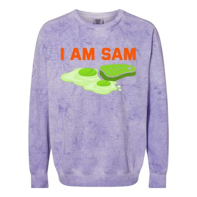 Funny Fried Green Ham And Eggs Days I Am Sam Colorblast Crewneck Sweatshirt