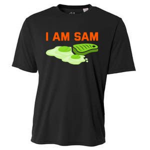 Funny Fried Green Ham And Eggs Days I Am Sam Cooling Performance Crew T-Shirt