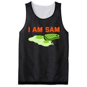 Funny Fried Green Ham And Eggs Days I Am Sam Mesh Reversible Basketball Jersey Tank