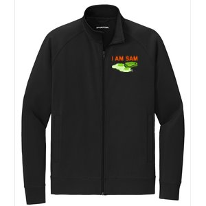 Funny Fried Green Ham And Eggs Days I Am Sam Stretch Full-Zip Cadet Jacket