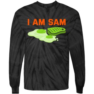 Funny Fried Green Ham And Eggs Days I Am Sam Tie-Dye Long Sleeve Shirt