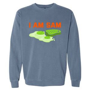 Funny Fried Green Ham And Eggs Days I Am Sam Garment-Dyed Sweatshirt