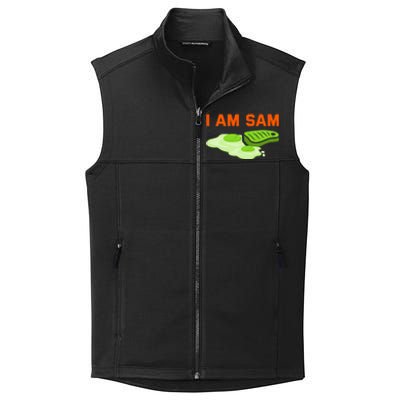 Funny Fried Green Ham And Eggs Days I Am Sam Collective Smooth Fleece Vest