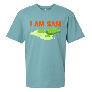 Funny Fried Green Ham And Eggs Days I Am Sam Sueded Cloud Jersey T-Shirt