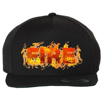 Fire Family Group Couple Matching Diy Lazy Halloween Wool Snapback Cap