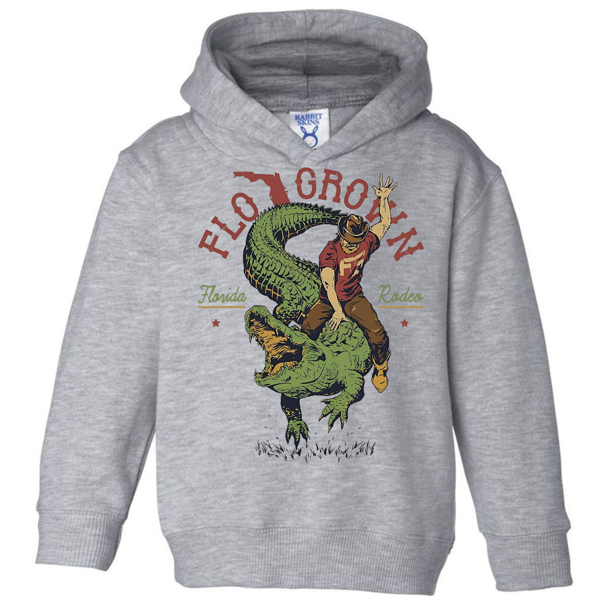 Funny Flo Grown Florida Rodeo Toddler Hoodie